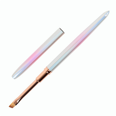 1 buc. perie pentru arta unghiilor cu gradient pentru instrument de salon de manichiură, desen pentru pictura profesională, stilou de extensie cu gel UV, perii pentru unghii