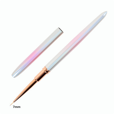 1 buc. perie pentru arta unghiilor cu gradient pentru instrument de salon de manichiură, desen pentru pictura profesională, stilou de extensie cu gel UV, perii pentru unghii