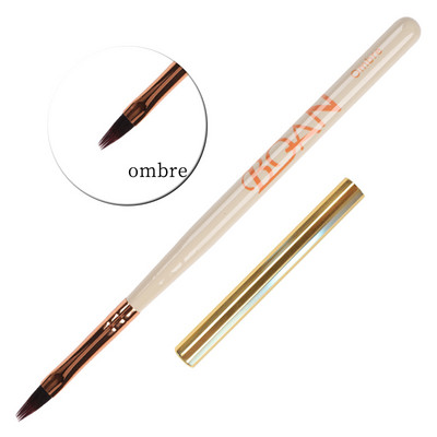 BQAN Perie de unghii cu gradient acrilic UV Gel extensie Pen Oja Pictura Perie de desen Liner Perie de unghii Perie de gel pentru manichiura