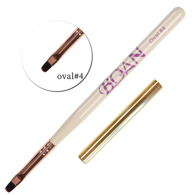 BQAN Perie de unghii cu gradient acrilic UV Gel extensie Pen Oja Pictura Perie de desen Liner Perie de unghii Perie de gel pentru manichiura