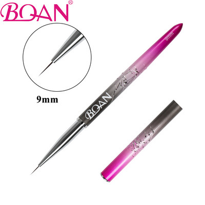 BQAN Perie de unghii cu gradient acrilic UV Gel extensie Pen Oja Pictura Perie de desen Liner Perie de unghii Perie de gel pentru manichiura