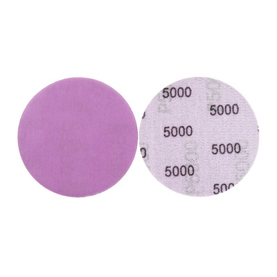 Disc de șmirghel roată de lustruit de 3 inci Accesorii pentru prelucrarea lemnului cu cârlig și buclă pentru instrumente rotative de șlefuit Instrument de șlefuit