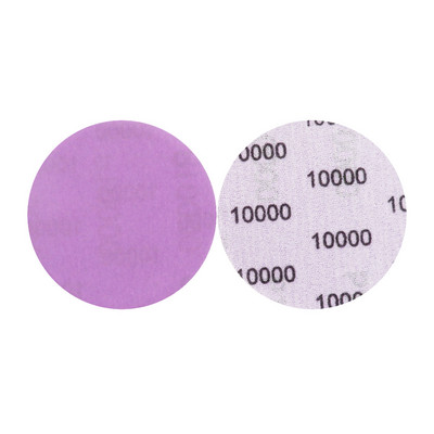 Disc de șmirghel roată de lustruit de 3 inci Accesorii pentru prelucrarea lemnului cu cârlig și buclă pentru instrumente rotative de șlefuit Instrument de șlefuit