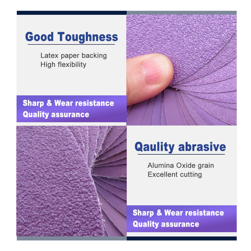 Disc de șmirghel roată de lustruit de 3 inci Accesorii pentru prelucrarea lemnului cu cârlig și buclă pentru instrumente rotative de șlefuit Instrument de șlefuit