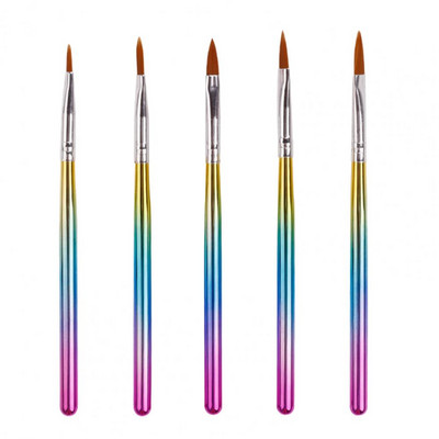 Olovke za uređenje noktiju Galvanizirana šipka koja štedi rad Četke za oslikavanje noktiju u boji Alat za manikuru Četke za nokte Ljepota noktiju
