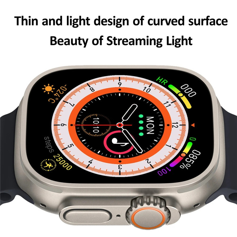 Ceas inteligent HK8 Pro Ultra 49MM Ecran HD de 2,12 inchi NFC Bluetooth Apeluri Monitorizare sănătate Seria 8 Sport Fitness Smartwatch