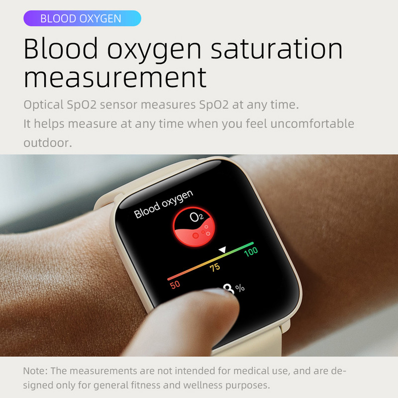 Ceas inteligent Mibro C2 Bărbați 1,69 inch 20 moduri sport Oxigen din sânge Monitorizare ritm cardiac Rezistent la apă Ceas inteligent pentru femei Versiune globală