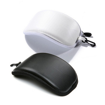 Εξωτερική αντισυμπιεστική αντισύγκρουση αντιβροχή γυαλιά μοτοσικλέτας τσάντα φερμουάρ / γυαλιά σκι κουτί τόξο δερμάτινο κουτί