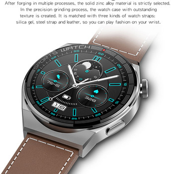 2022 Νέο Smartwatch ανδρικό ρολόι 390*390 HD οθόνη παρακολούθησης καρδιακού ρυθμού Bluetooth Κλήση IP68 Αδιάβροχο αθλητικό Smart Watch Men για Xiaomi