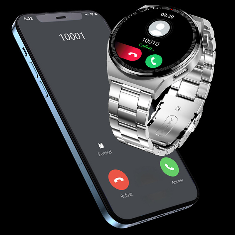 2022 Nové inteligentné hodinky pre mužov 390*390 HD obrazovka monitorovanie srdcovej frekvencie Bluetooth volanie IP68 vodotesné športové inteligentné hodinky pre mužov pre Xiaomi