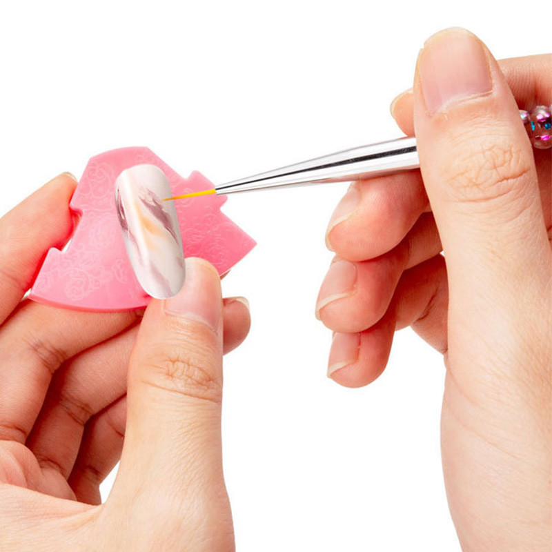 Perie pentru unghii Set de perii cu gel pentru manichiură Nail Art Liner pentru desen Pen acrilic UV Gel pentru extensie Pen Oja pentru pictură Perie pentru desen