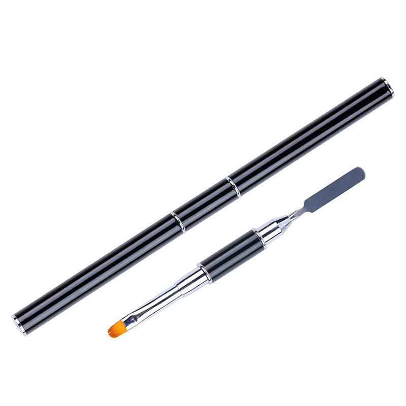 5 bucăți/lot perie cu gel pentru arta unghiilor cu dublă utilizare Fast Poly Gel pentru unghii