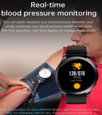 2023Νέο IP68 Αδιάβροχο ΗΚΓ PPG Μη επεμβατική γλυκόζη αίματος Οξυγόνο καρδιακού ρυθμού αρτηριακής πίεσης J Health Monitoring Smart Watch