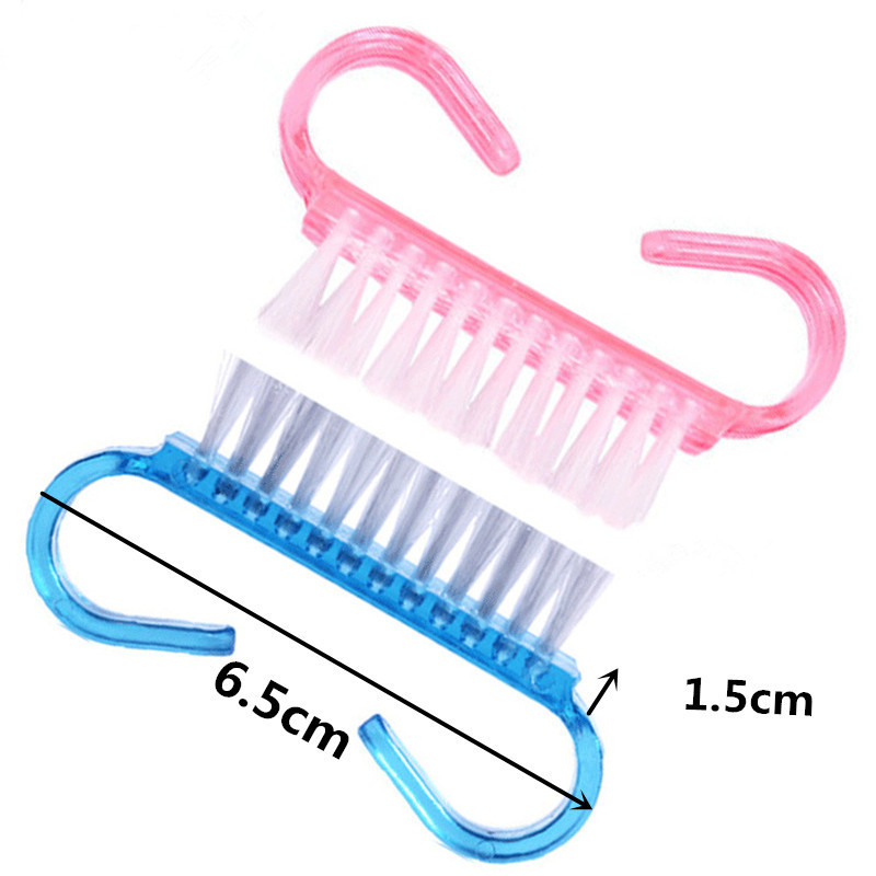 10 buc/lot perie pentru unghii instrumente pile nail art manichiură pedichiură îndepărtare moale praf perii de curățare praf din plastic