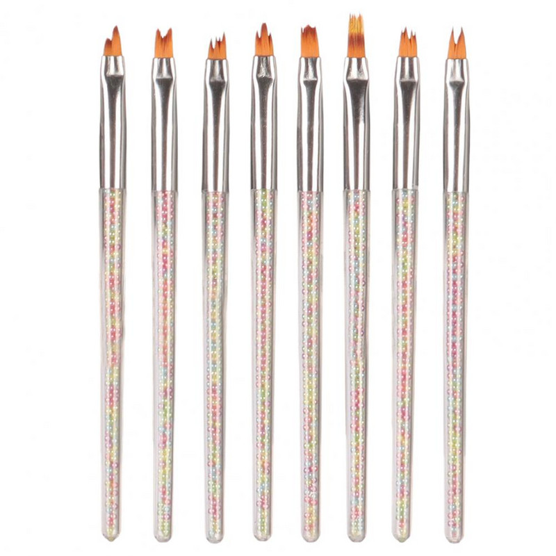 Geras, paprastas naudoti UV gelinis lakas Nagų dailės šepečiai lankstūs antgalio itin lengvi nagų piešimo rašikliai manikiūro parduotuvei