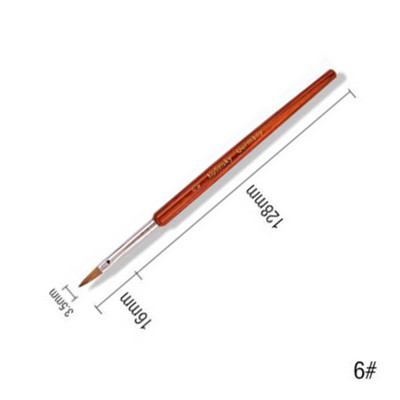 12 stiluri pur Kolinsky Sable acrilic perie pentru unghii gel UV sculptură pulbere lichidă cristal Pen DIY unghii artă manichiură instrument