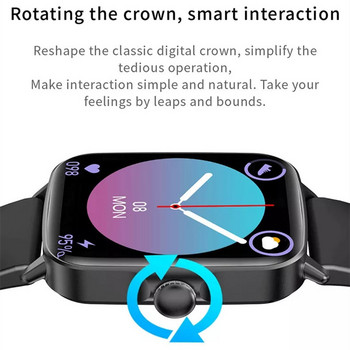 ZW26 Smart Watch 1,81 Inch Men Bluetooth Κλήση Αναπαραγωγή μουσικής Θερμοκρασία αρτηριακής πίεσης Παρακολούθηση υγείας Βοηθός AI Voice Assistant