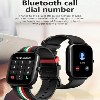 Έξυπνο ρολόι MT2 Bluetooth Κλήση 4G Τοπική μουσική Ανδρικά Γυναικεία Γυμναστική Πιεσόμετρο Αθλητικό Αδιάβροχο Έξυπνο Ρολόι