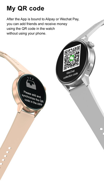NFC Smart Watch 2023 New Men Women Smartwatch Έλεγχος πρόσβασης πόρτας Κλήσεις Bluetooth Βραχιόλι γυμναστικής GPS Moverment Track