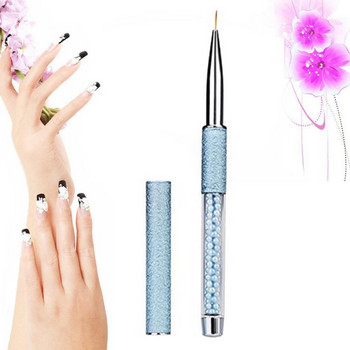 1/5/20 Pcs Professional Nail Art Brushes Set DIY Design UV Nail Liner Painted Pen Brush Drawing Flower Nail Tools