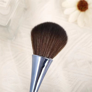 Nail Art Dust Brush Rose Gold Powder Dust Clean Make up Brushes Gel Nails Αξεσουάρ Εργαλεία