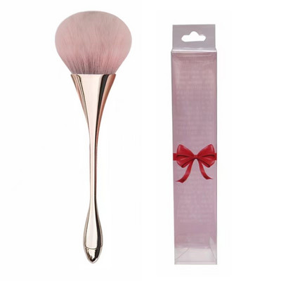 Pensula pentru praf pentru arta unghiilor Pudra din aur roz Pudră Praf Curățare Pensule pentru machiaj Gel Unghii Accesorii Instrumente