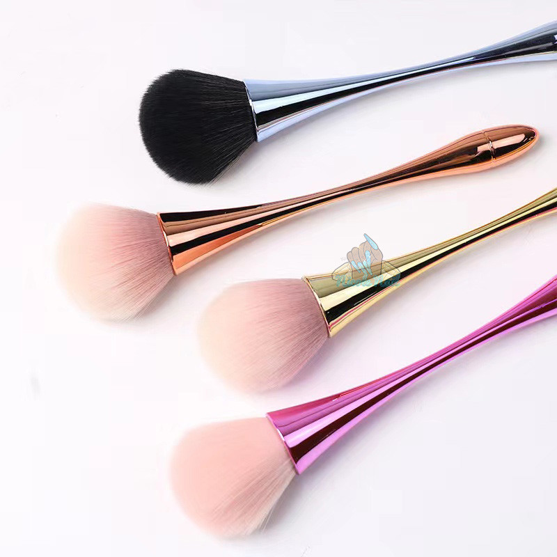 Pensula pentru praf pentru arta unghiilor Pudra din aur roz Pudră Praf Curățare Pensule pentru machiaj Gel Unghii Accesorii Instrumente