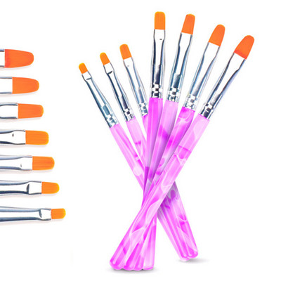 Σετ βούρτσες ζωγραφικής UV Gel Διακόσμηση νυχιών Στυλό με κουκκίδες για συμβουλές νυχιών Σχέδιο μανικιούρ Nail Art Drawing Liner Brushes