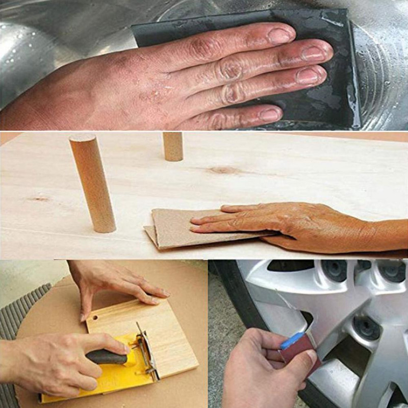 Foi de șmirghel umed uscat 150/180/240/320/400/600/800/1000/1200/1500/2000/2500/3000/5000/7000 Total 15 coli