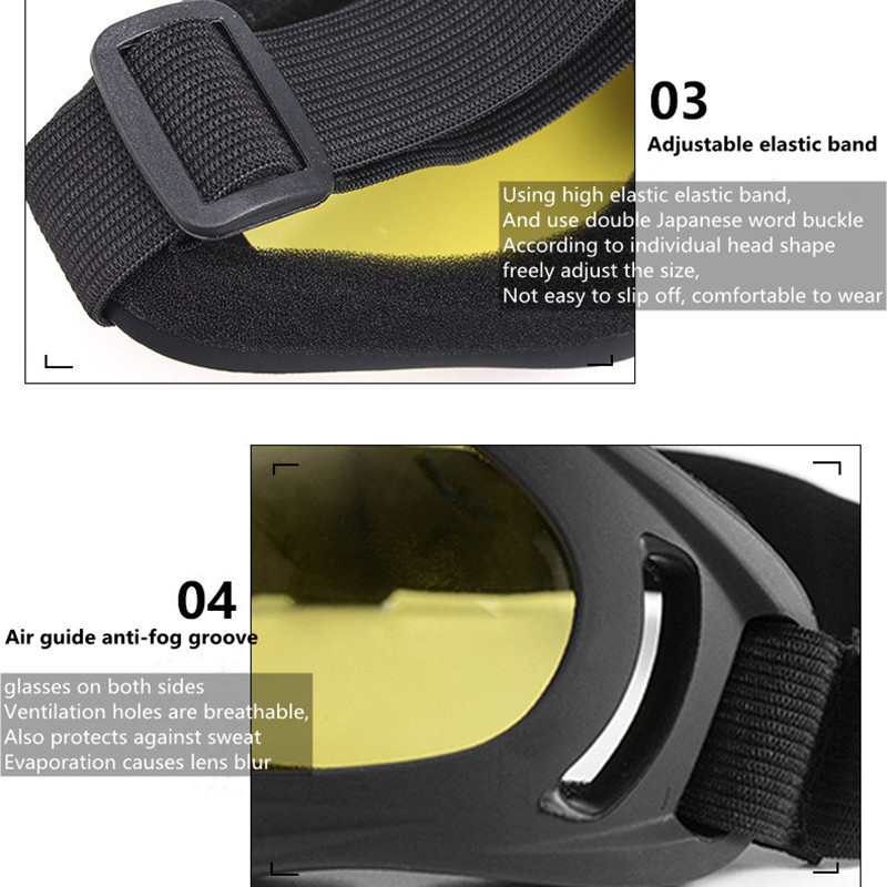 Sporturi de zăpadă de iarnă Schi Snowboard Snowmobile Ochelari de protecție anti-aburire Ochelari rezistenti la praf UV400 Skate Ski Ochelari de soare Ochelari