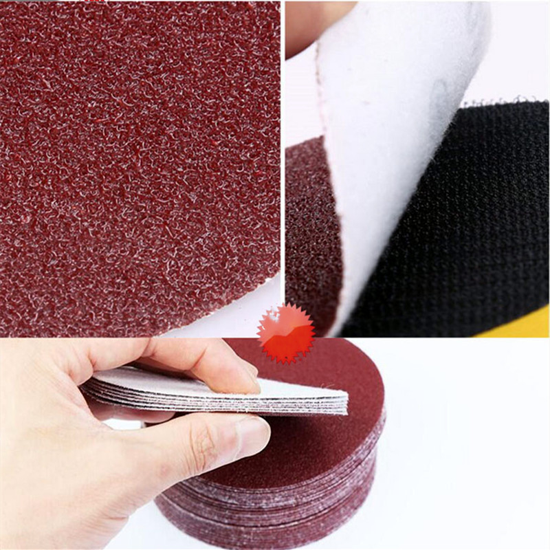 Discuri de șmirghel de 3 inch, 75 mm, tampon de lustruit Seturi de hârtie de șlefuit pentru repararea farurilor, repararea farurilor.