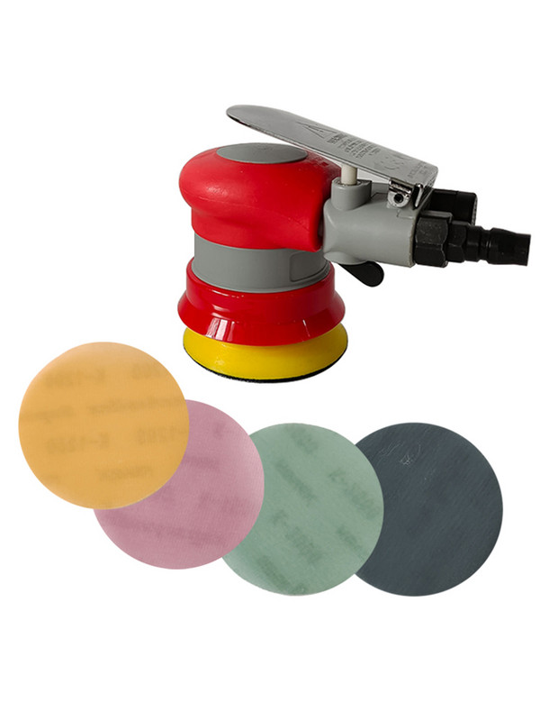 Japonia 3 inch 50 buc Film moale Hârtie abrazivă Vopsea pentru mașină Slefuire uscată și lustruire Moale abraziv Curățat Vopsea pulverizată Tratamentul suprafeței