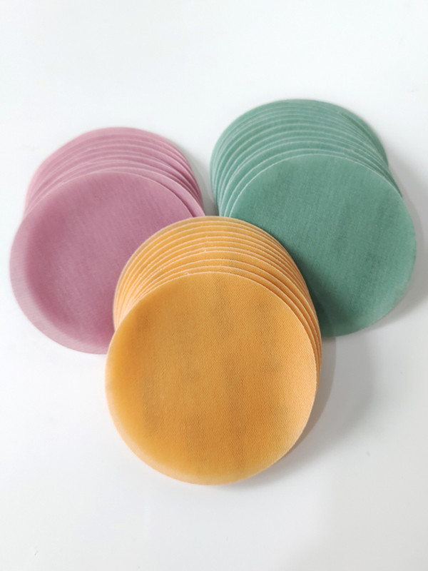 Japonia 3 inch 50 buc Film moale Hârtie abrazivă Vopsea pentru mașină Slefuire uscată și lustruire Moale abraziv Curățat Vopsea pulverizată Tratamentul suprafeței