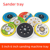 Pneumatski pladanj za suhu brusilicu 5 inča Brusilica sa 6 rupa Pribor za brusnu glavu Automatski kit Stroj za brusni papir Ljepljivi disk