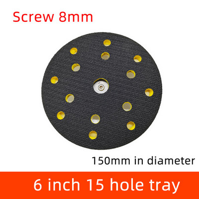 Pneumatski pladanj za suhu brusilicu 5 inča Brusilica sa 6 rupa Pribor za brusnu glavu Automatski kit Stroj za brusni papir Ljepljivi disk