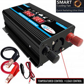 Μετατροπέας αυτοκινήτου 12V 220V Ισχύς 4000W Μετατροπέας 2 USB EU Socket Webasto 12 Volts Auto Inversor 12v 220 V Transformer Solar Inverters