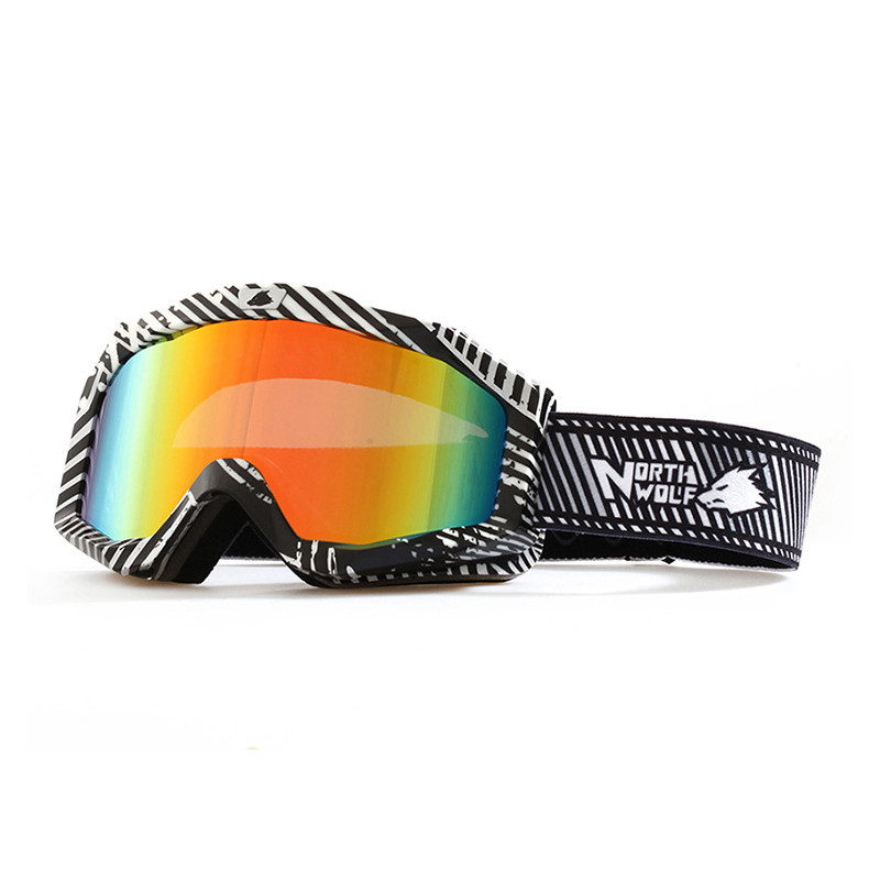 Noi ochelari de schi Ochelari de schi dublu anti-aburit, la preț redus, de înaltă calitate, pentru sport, pentru schi cu lentile clare, pentru motos de zăpadă.