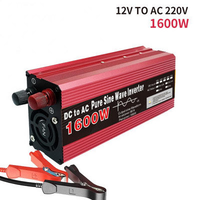 3000W 2200W волтов инвертор Чиста синусоида 12V/24V към AC110V 220V Трансформатор Домакински уреди Преобразувател на слънчева енергия Автомобилни инвертори
