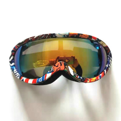 Lentile sferice profesionale Ochelari de schi pentru copii Ochelari de schi pentru copii rezistenti la vant Ochelari de protectie Masca de schi Ochelari de exterior pentru copii