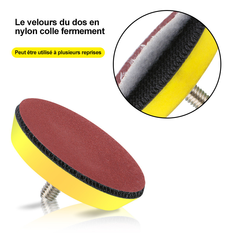 52/102 komada komplet diskova za brusni papir 1 2 3 inča kotačić za poliranje s abrazivnom pločom za poliranje za rotacijsku brusilicu Brusni papir
