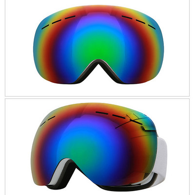 Ochelari de schi anti-aburire Iarnă în aer liber Protecție UV Ochelari de schi Sport Rezidenți împotriva vântului Snowboard Snowmobile Bărbați Femei Ochelari Colorați