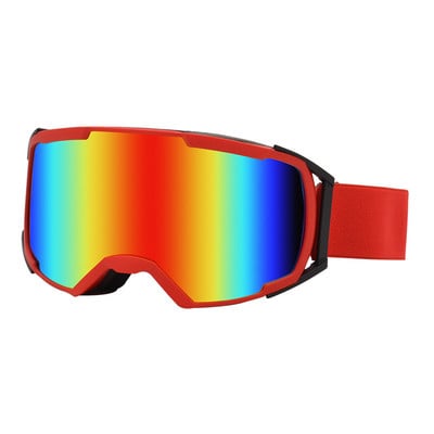 Lyžiarske okuliare Cylindrické, s dvojitým zorným poľom, proti zahmlievaniu a UV ochrane, pre mužov a ženy, pre zimné športy a snowboarding.