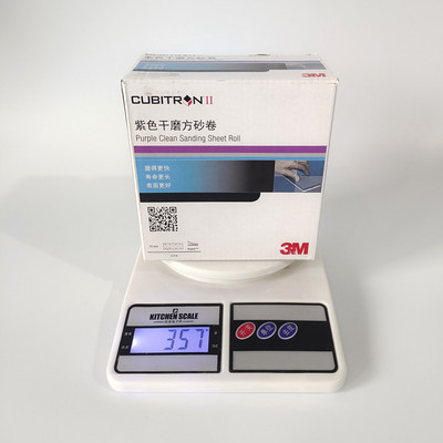 Rolă de folie șlefuită purpurie 3M 70 mm/9,9 m Hârtie șmirghel uscată dreptunghiulară Lustruire auto 80 120 180 240 320 granulație