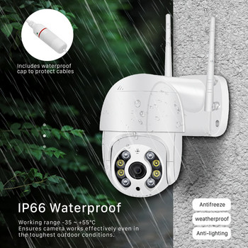 8MP PTZ IP κάμερα Wifi Outdoor AI Human Detection Audio 1080P Wireless Security Κάμερα CCTV Κάμερα Wifi