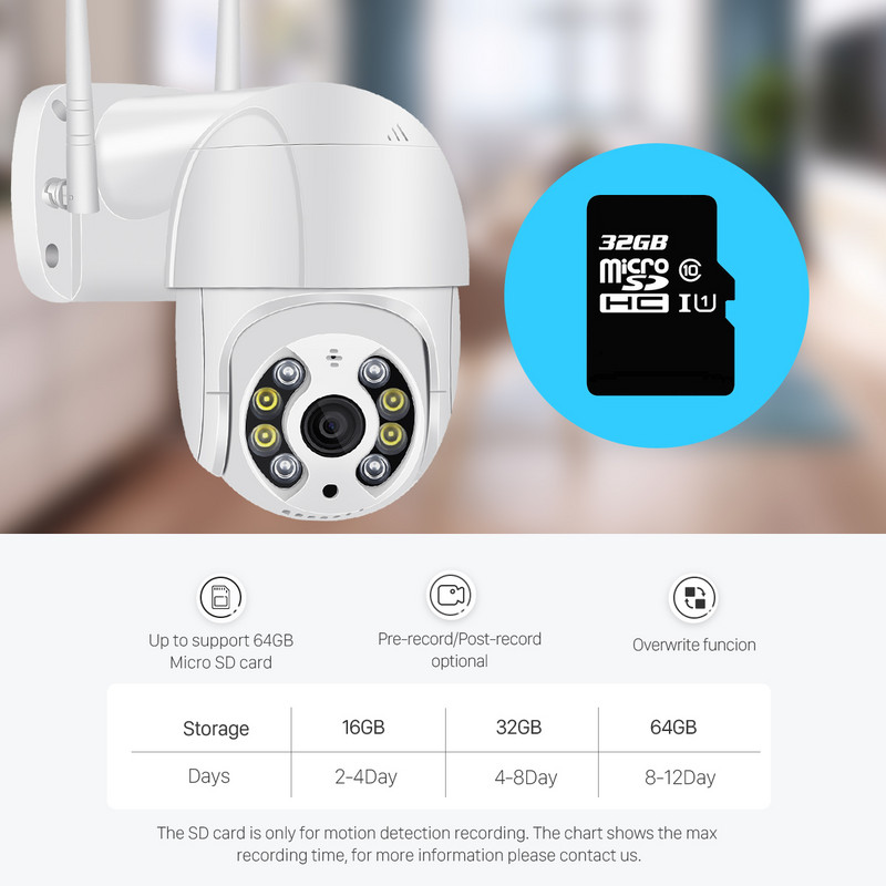 Cameră IP PTZ 8MP Wifi în aer liber AI Detectare umană Audio 1080P Cameră CCTV de securitate fără fir Cameră Wifi