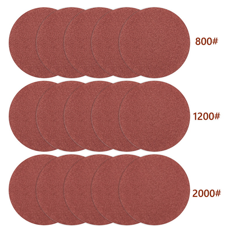 Discuri de șlefuit de 3 inchi și 75 mm Repararea farurilor de mașină Abrazive de flocare Discuri de șlefuit Îngrijirea vopselei Lustruire Seturi de accesorii pentru șmirghel