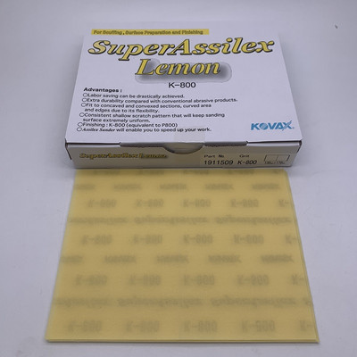 50 listov superjemného brúsneho kotúča s mäkkým vodeodolným brúsnym papierom so zrnitosťou 600 až 3000 na mokré/suché brúsenie automobilových lakov