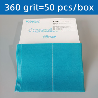 Brúska KOVAX, leštička do auta, vzduchová brúska s 25 ks brúsneho papiera, pneumatická leštička do auta, štvorcový nástroj 70*100 mm