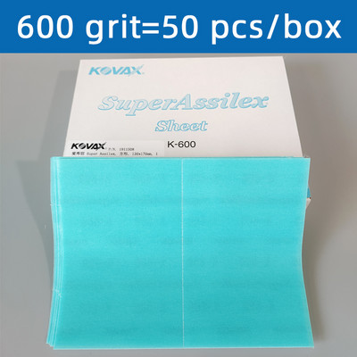 Brúska KOVAX, leštička do auta, vzduchová brúska s 25 ks brúsneho papiera, pneumatická leštička do auta, štvorcový nástroj 70*100 mm