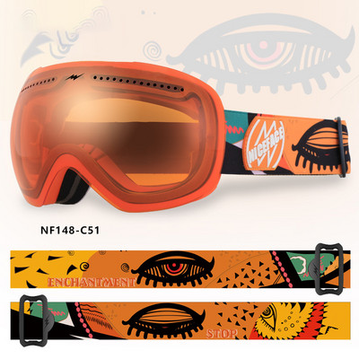 Sport Munte Femei Ochelari de zăpadă Iarnă Anti-aburire Femei Bărbați Ochelari de schi Outdoor Femei Ochelari de snowboard Ochelari de soare cu motor